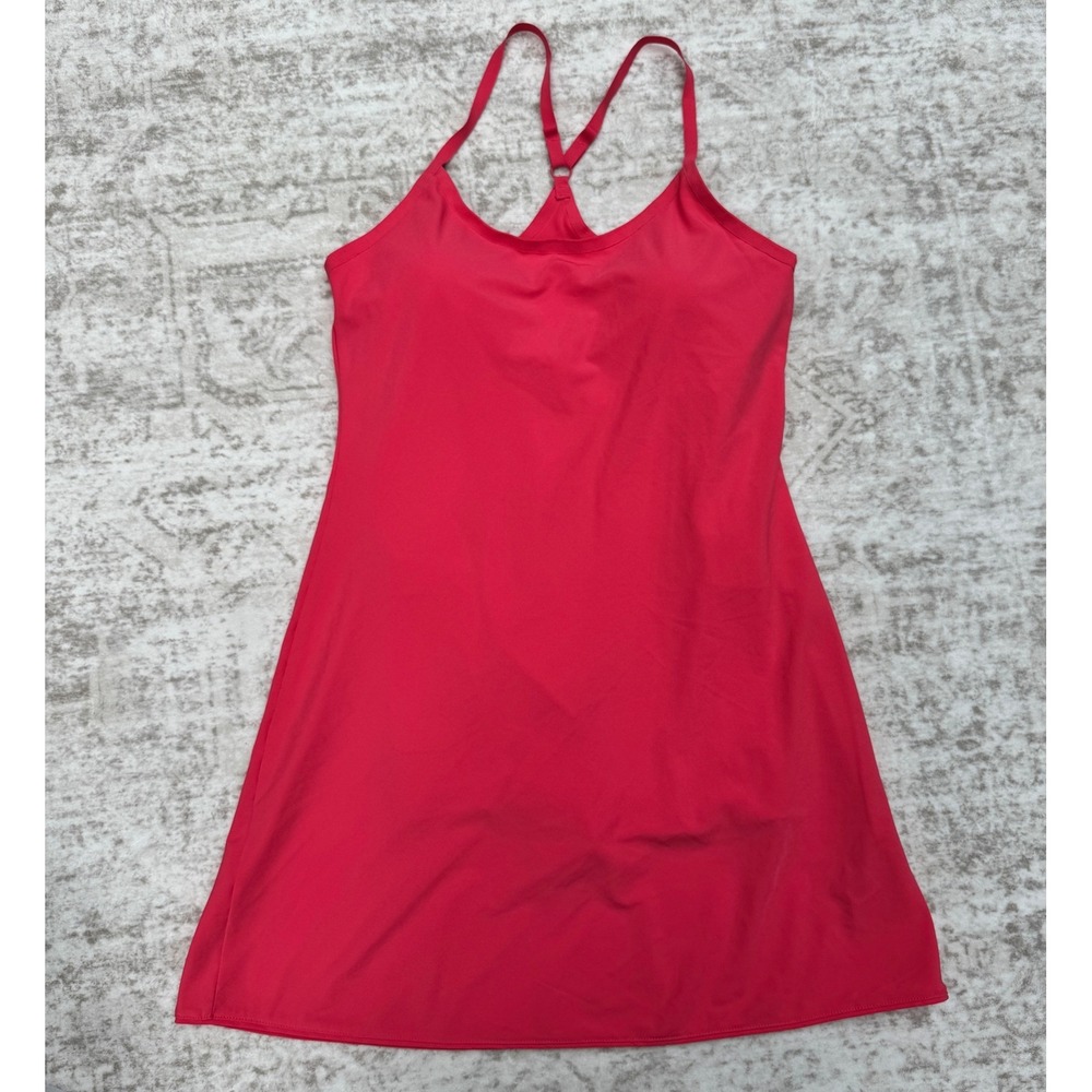 Outdoor Voices Exercise Dress Pink Adjustable Straps Built-in Shorts Womens M